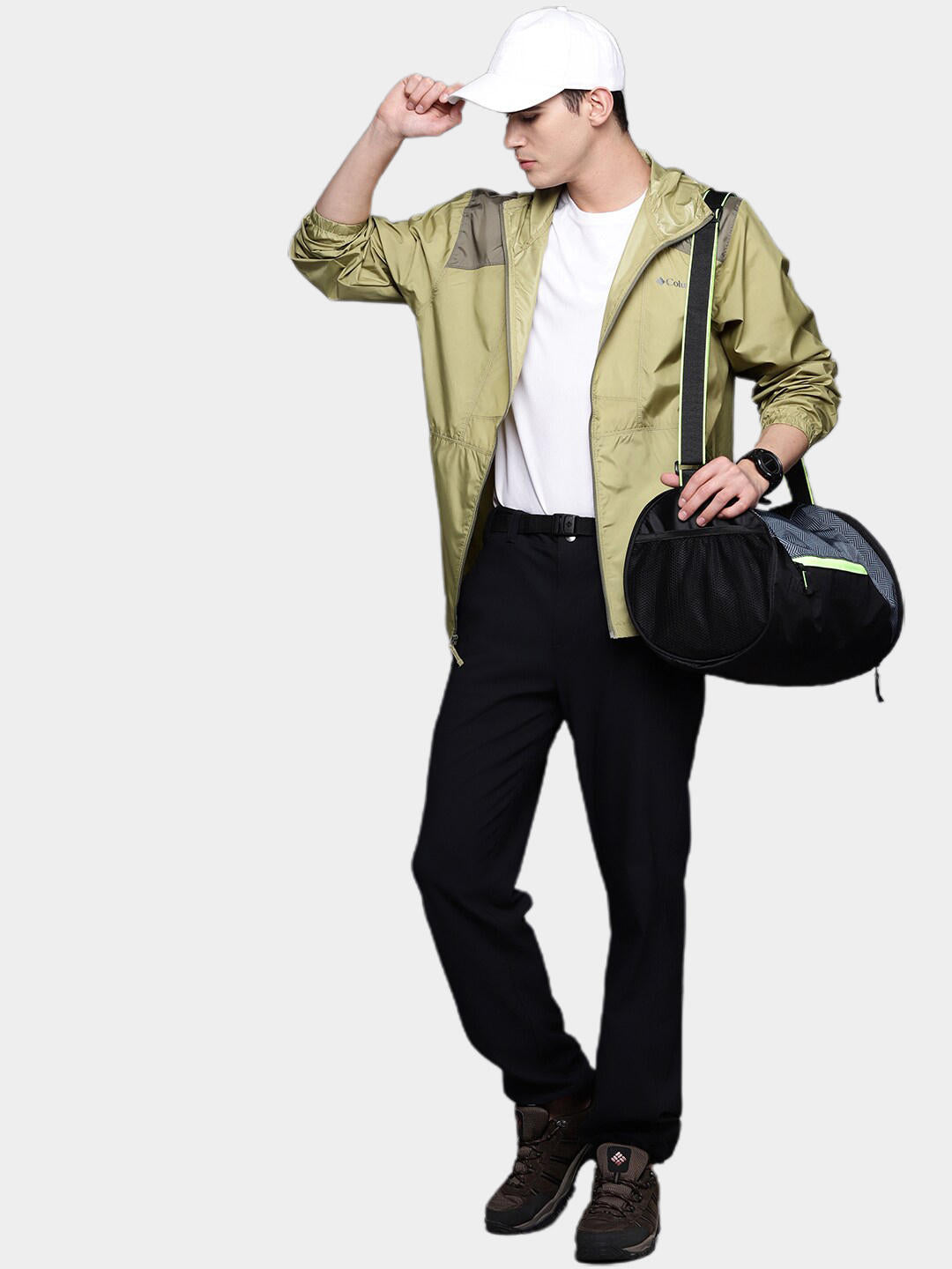 Columbia Men Green Flashback Windbreaker