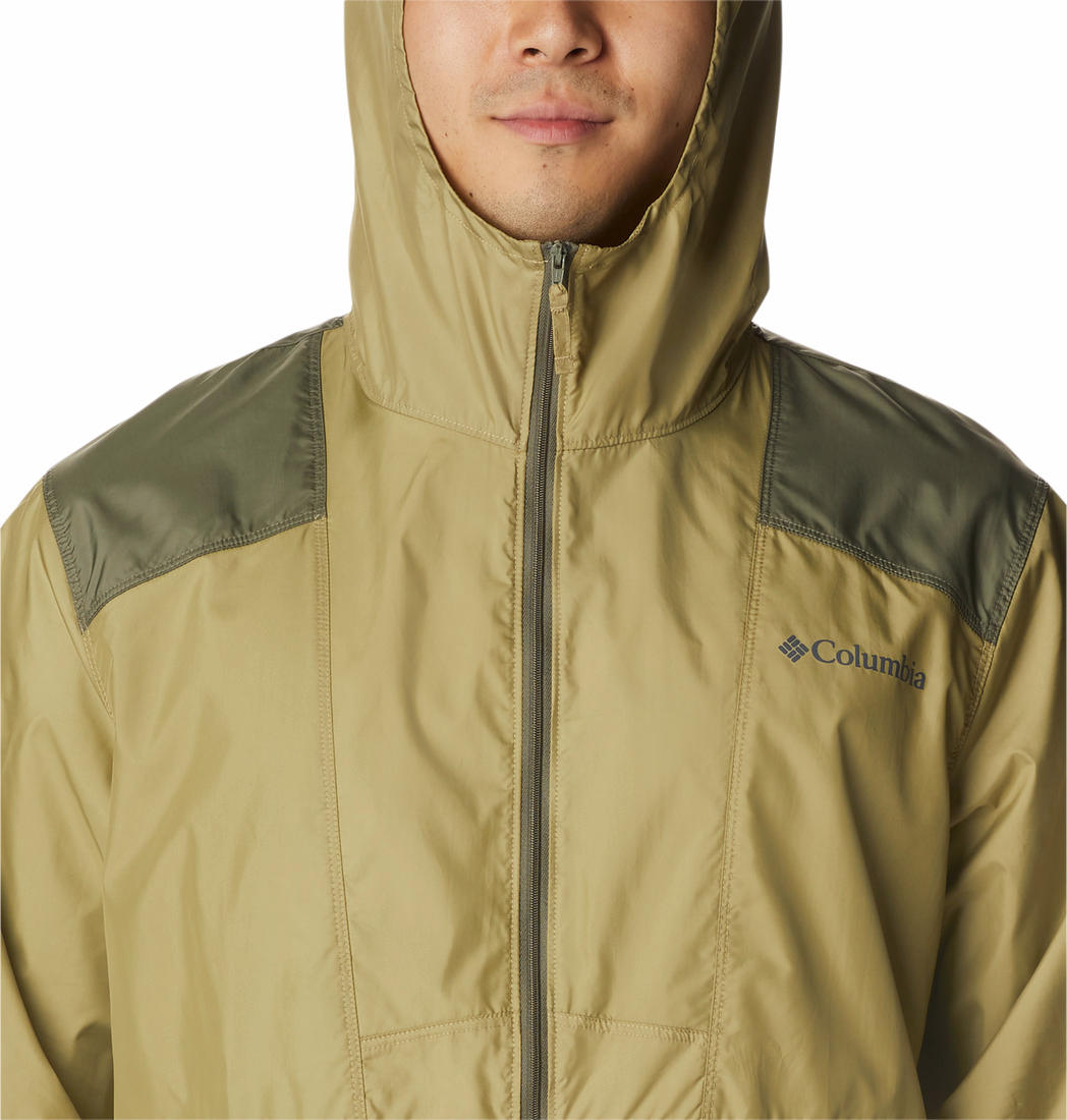 Columbia Men Green Flashback Windbreaker