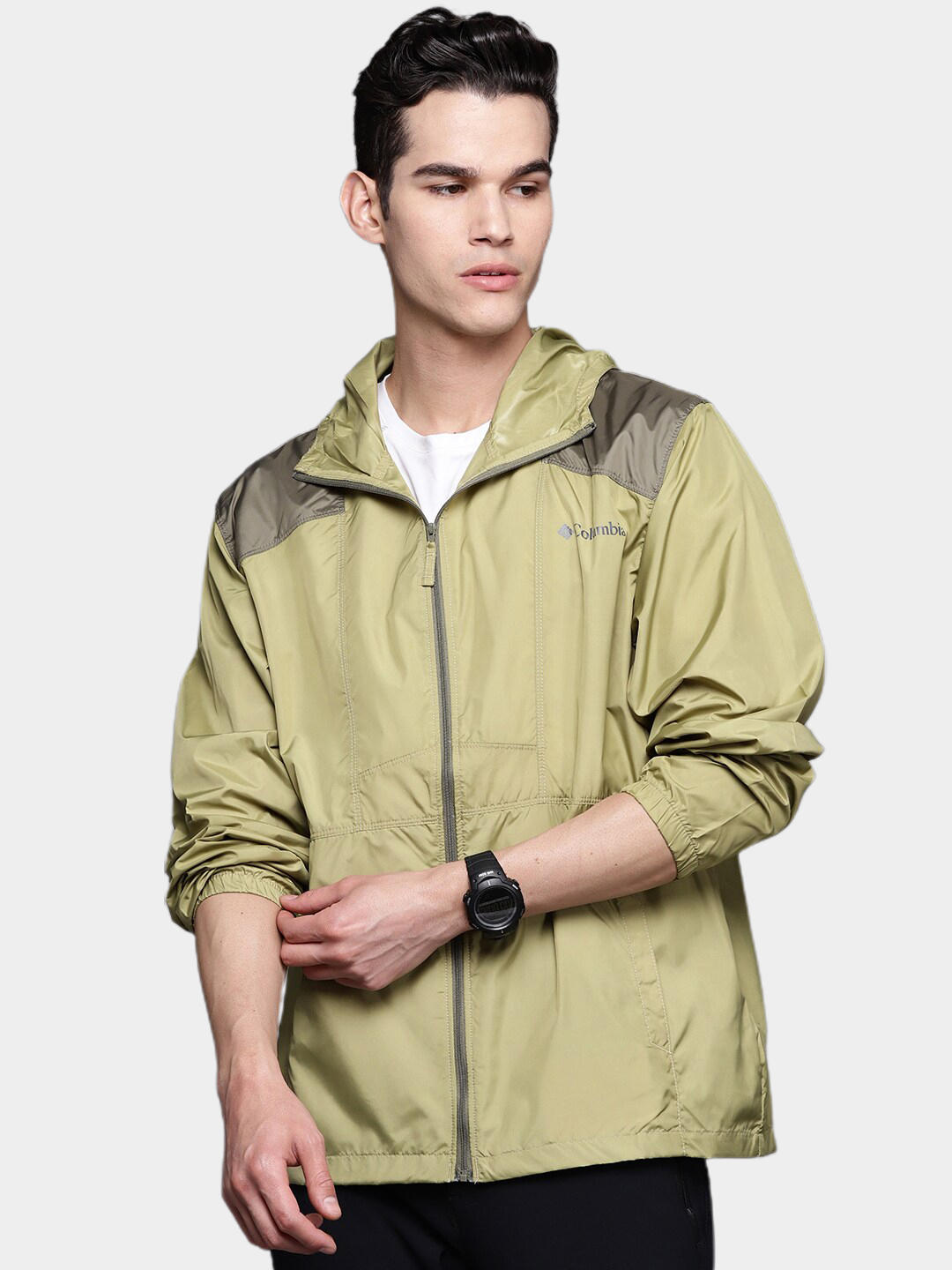 Columbia Men Green Flashback Windbreaker