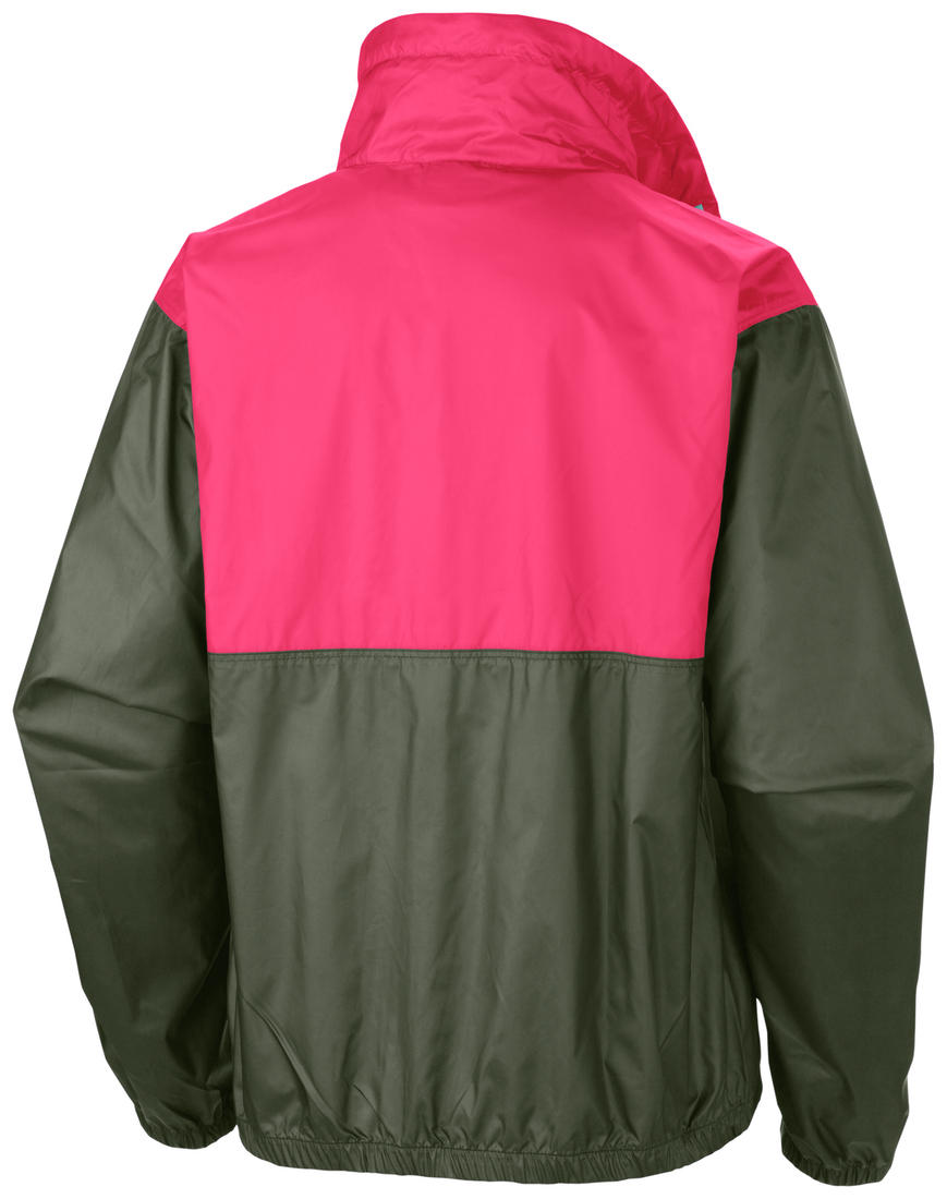 Columbia Women Red Flashback Windbreaker
