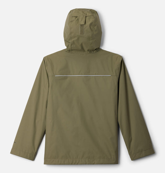 Columbia Kids Boys Olive Omni-Tech Watertight II Rain Jacket