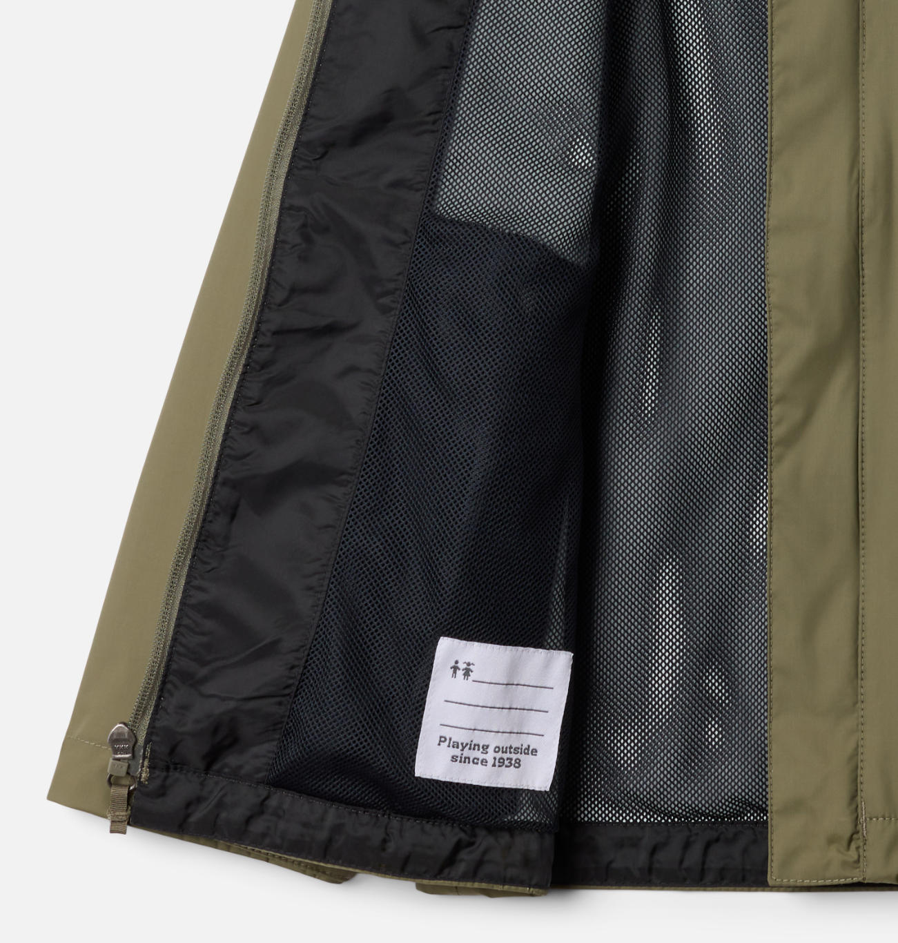 Columbia Kids Boys Olive Omni-Tech Watertight II Rain Jacket