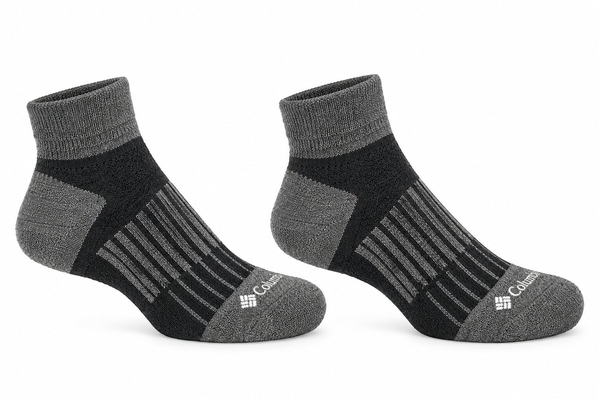 Columbia Unisex Grey Low Cut Running Socks (Non Returnable)