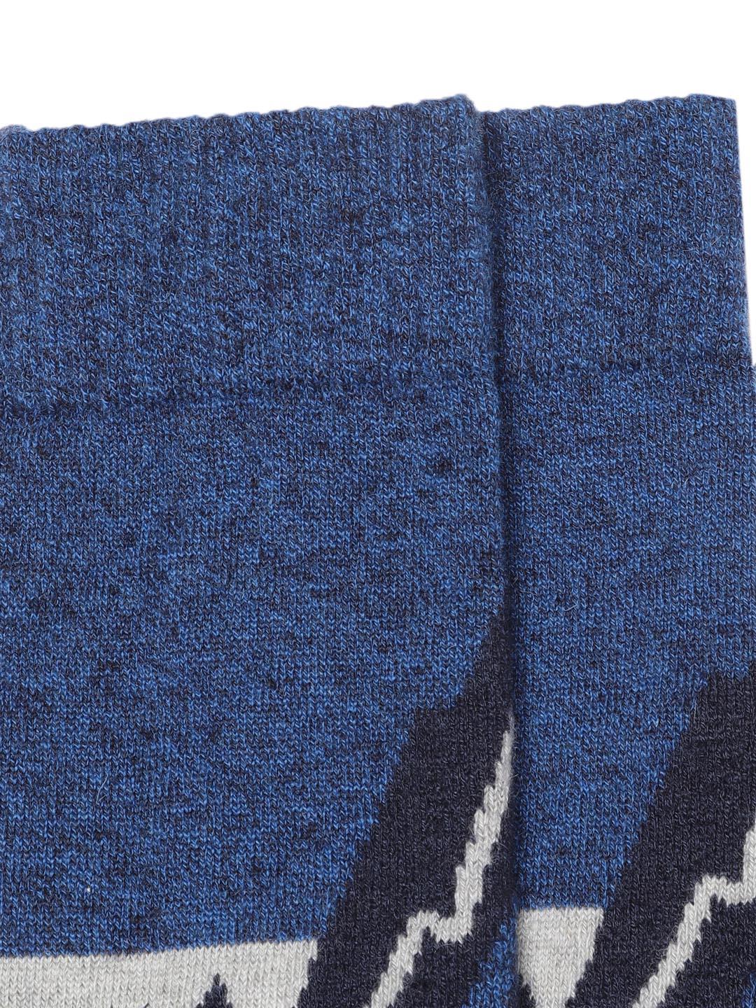 Columbia Unisex Blue SOCKS UX 1P SKI OTC/LARGE 1P C (1 Pair) (Non Returnable)