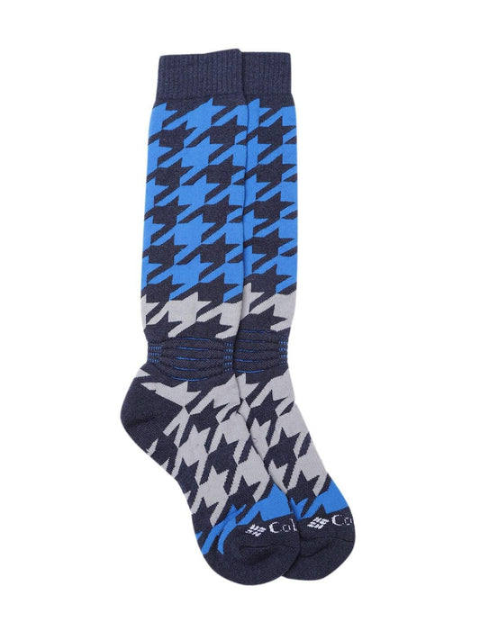 Columbia Unisex Blue SOCKS UX 1P SNWBRD/MED-HNDSTH (1 Pair) (Non Returnable)