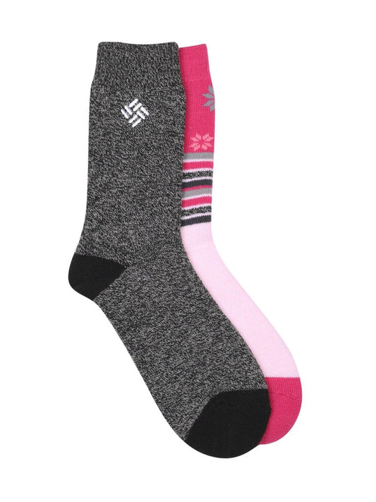 Columbia Women Black Medium Weight Snowfall Thermal (2 Pairs) (Non Returnable)