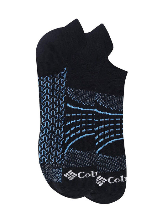 Columbia Women Black SOCKS WM 2P NOSHO-ACTV-MAPPED (2 Pairs)