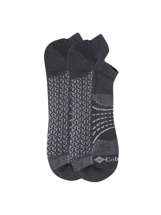 Columbia Men Grey SOCKS MN 2P NOSHO-ACTV-MAPPED (2 Pairs)