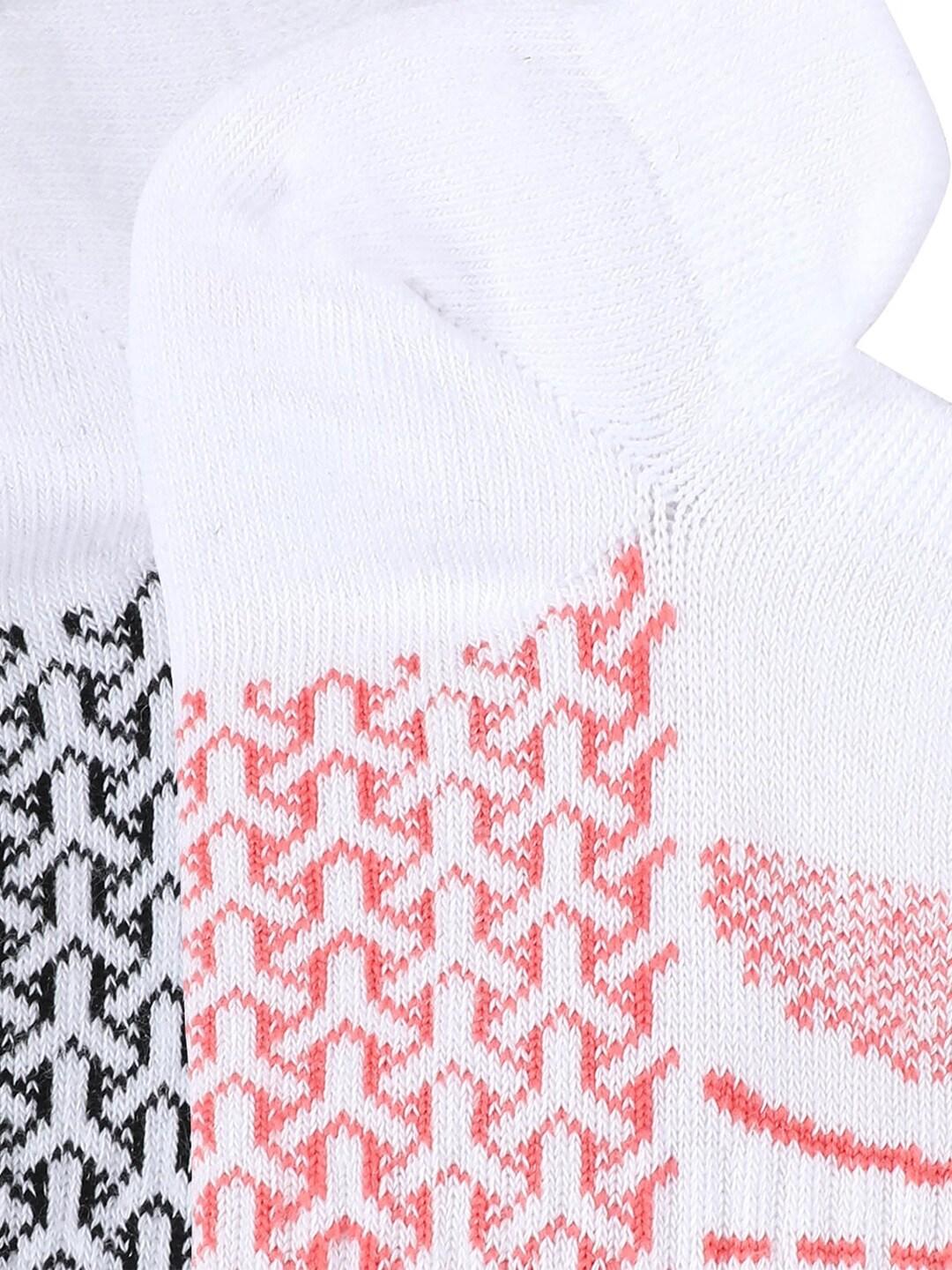 Columbia Men White SOCKS MN 2P NOSHO-ACTV-MAPPED (1 Pair)