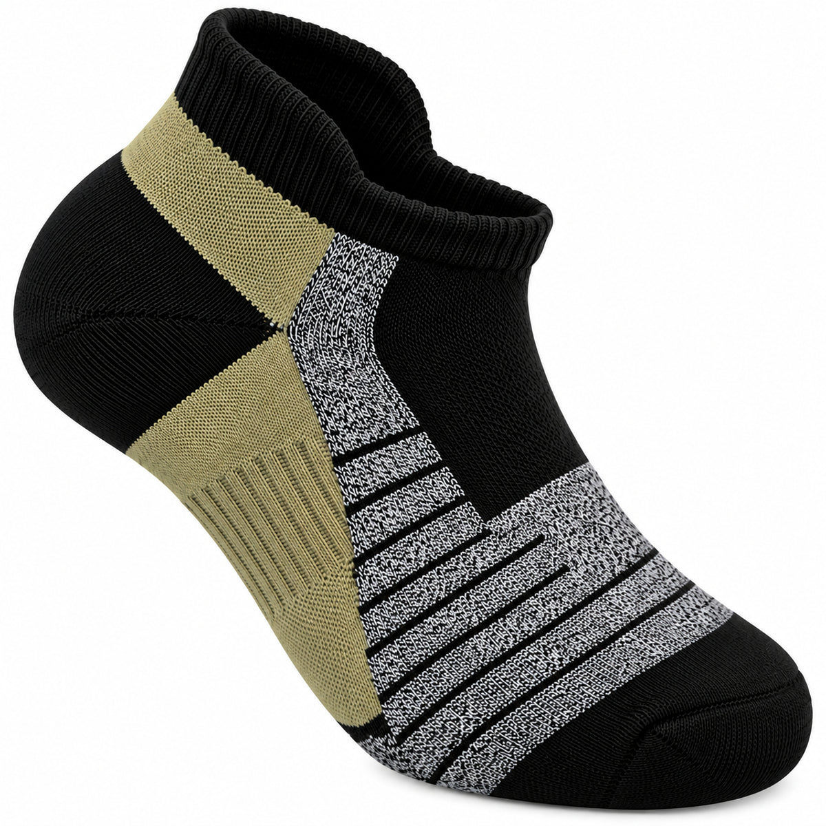 Columbia Men Black Lightweight Active No Show Socks Pack of 2 (Non Returnable)