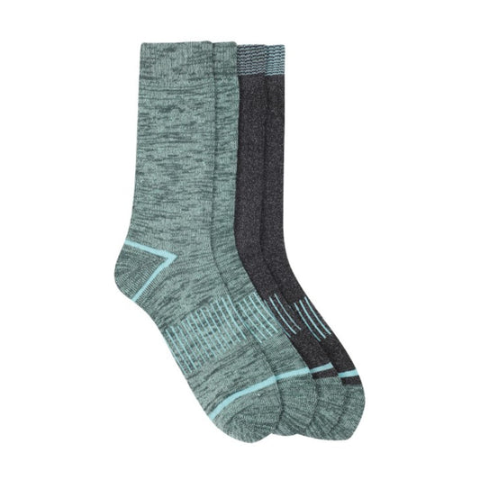 Columbia Womens Multi MOISTURE CONTROL SPACE DYE 4PP CREW