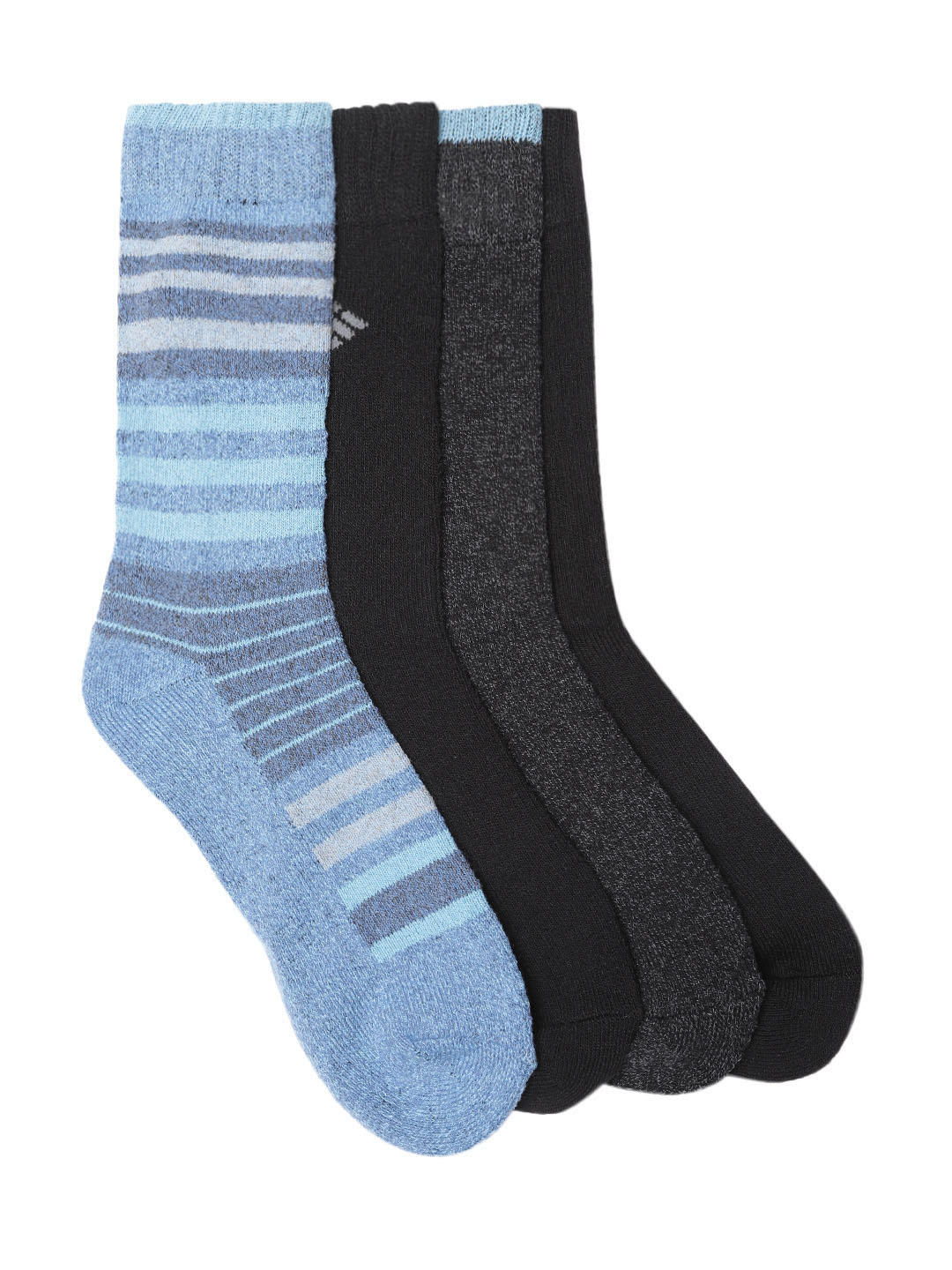Columbia Women Black SOCKS WM 4P MOIS CTRL CRW-SMU (4 Pairs)