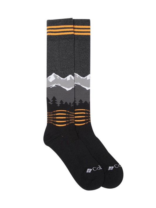 Columbia Unisex Black SOCKS UX 1P SKI OTC-ECO-MED (1 Pair) (Non Returnable)