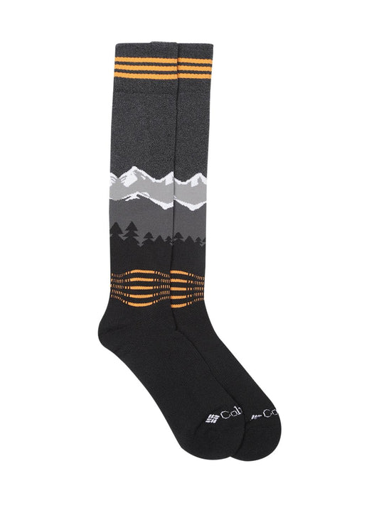 Columbia Unisex Black SOCKS UX 1P SKI OTC-ECO-LRG (1 Pair) (Non Returnable)
