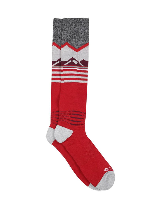 Columbia Unisex Red SOCKS UX 1P HIK CRW-MD WT-MED
 (1 Pair)