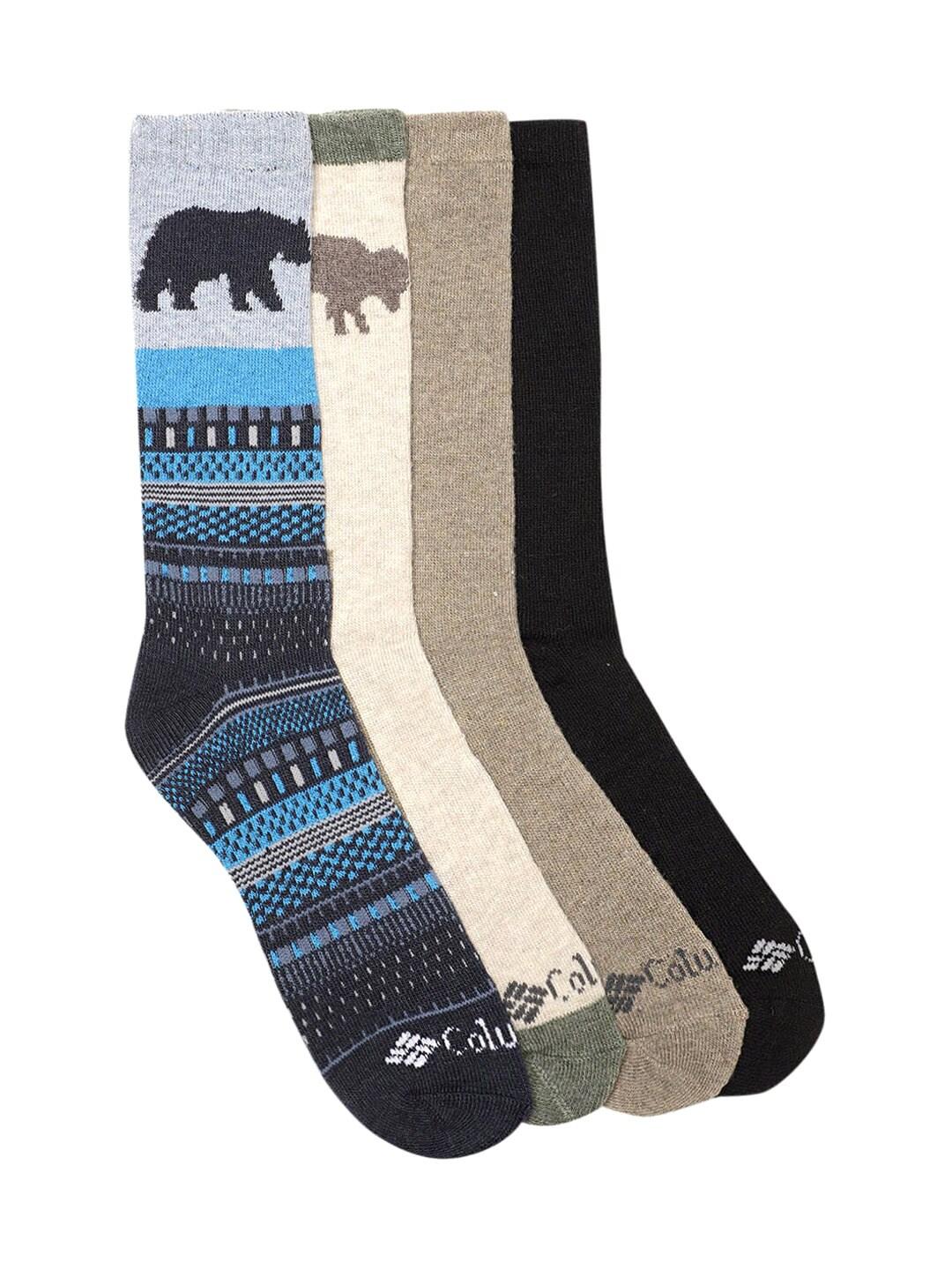 Columbia Men Navy Aspen Wool Crew  (4 Pair) (Non Returnable)