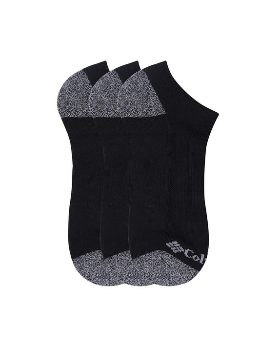 Columbia Men Black SOCKS MN 3P NO-SHOW-HCUSH-H&T (3 Pairs)