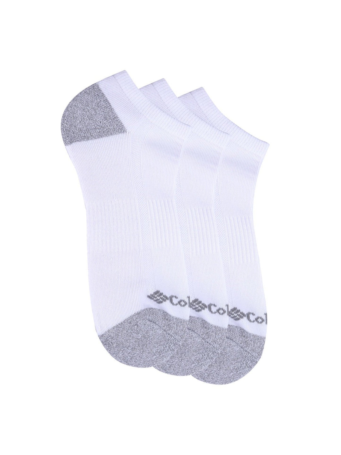 Columbia Men White SOCKS MN 3P NO-SHOW-HCUSH-H&T (3 Pair) (Non Returnable)