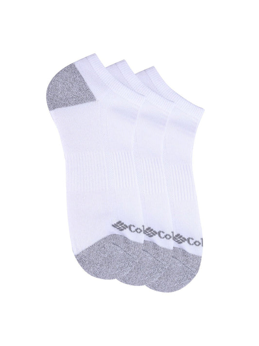 Columbia Men White SOCKS MN 3P NO-SHOW-HCUSH-H&T (3 Pair) (Non Returnable)