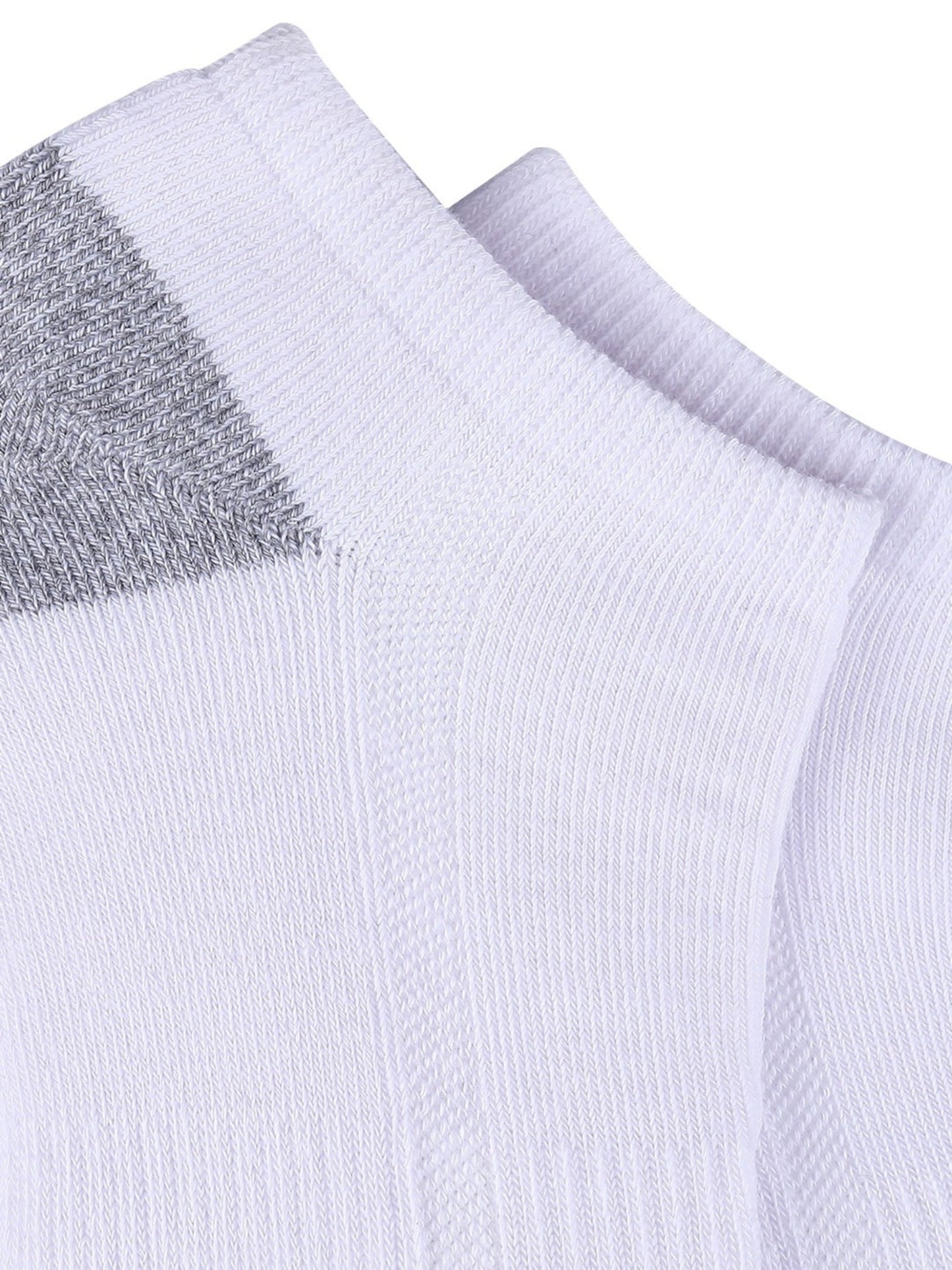 Columbia Men White Half Cushion No-Show Socks - Pack of 3