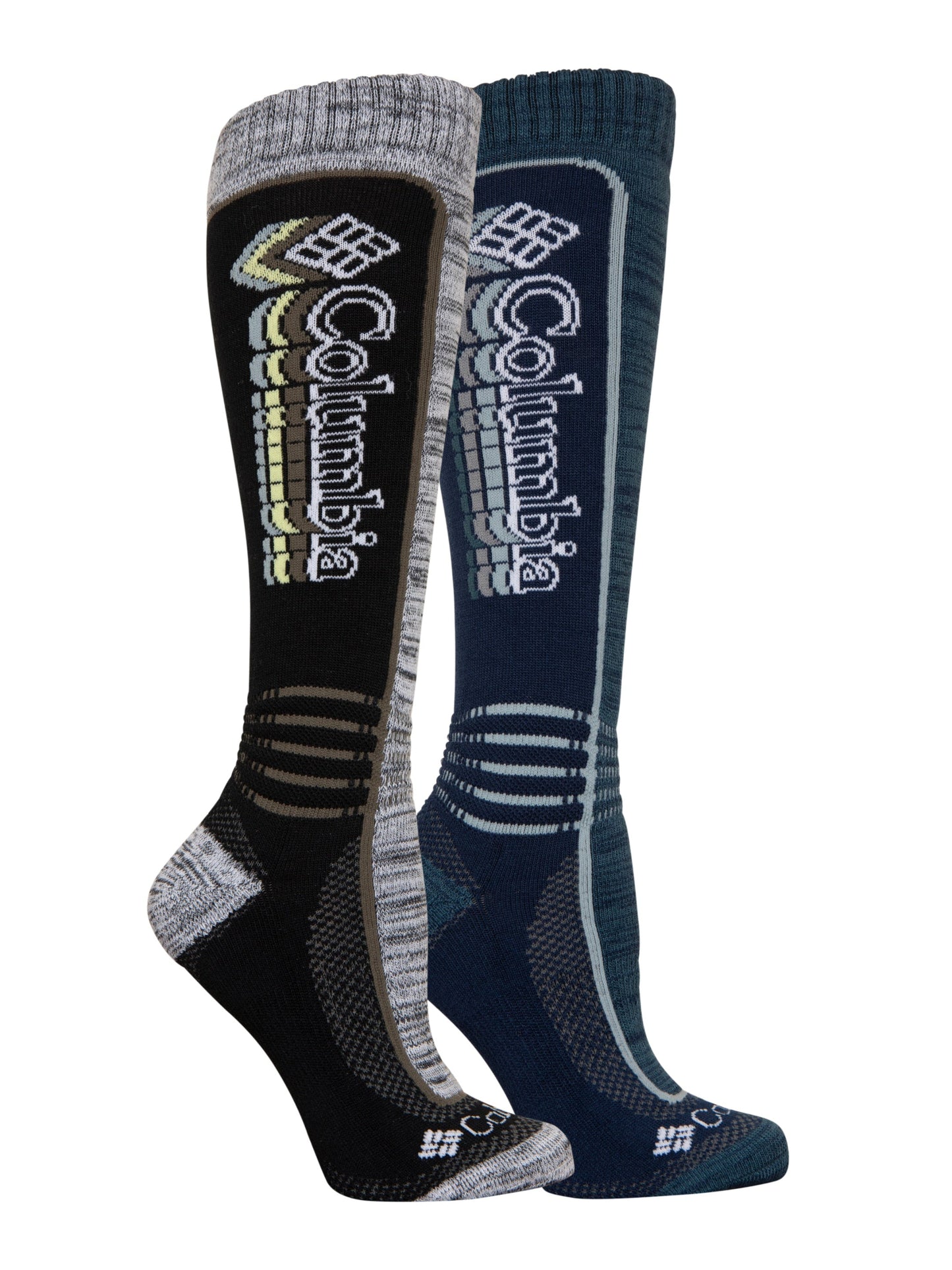 Columbia Unisex Multi Thermolite Ecomade Otc Ski Socks - Pack of 2
