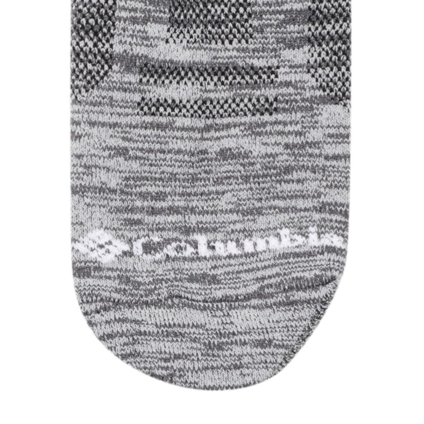 Columbia Mens Grey SPACE DYE BRR NO-SHOW LIGHTWEIGHT