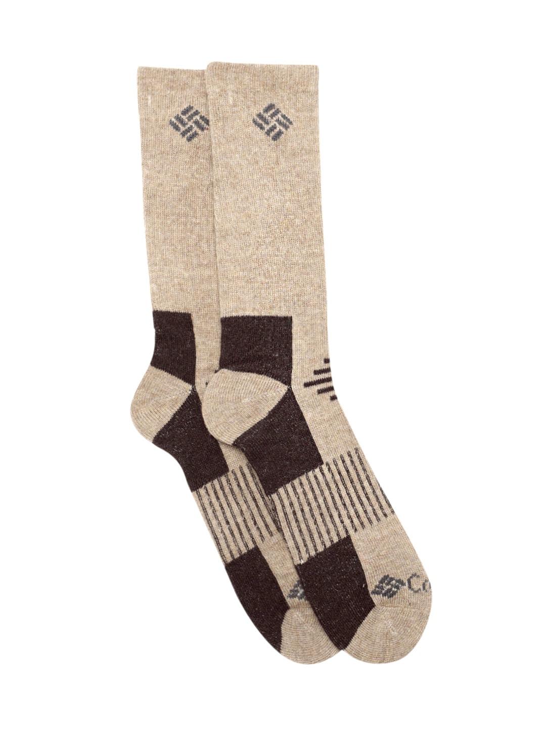 Columbia Men Brown Wool Crew (2 Pair) (Non Returnable)