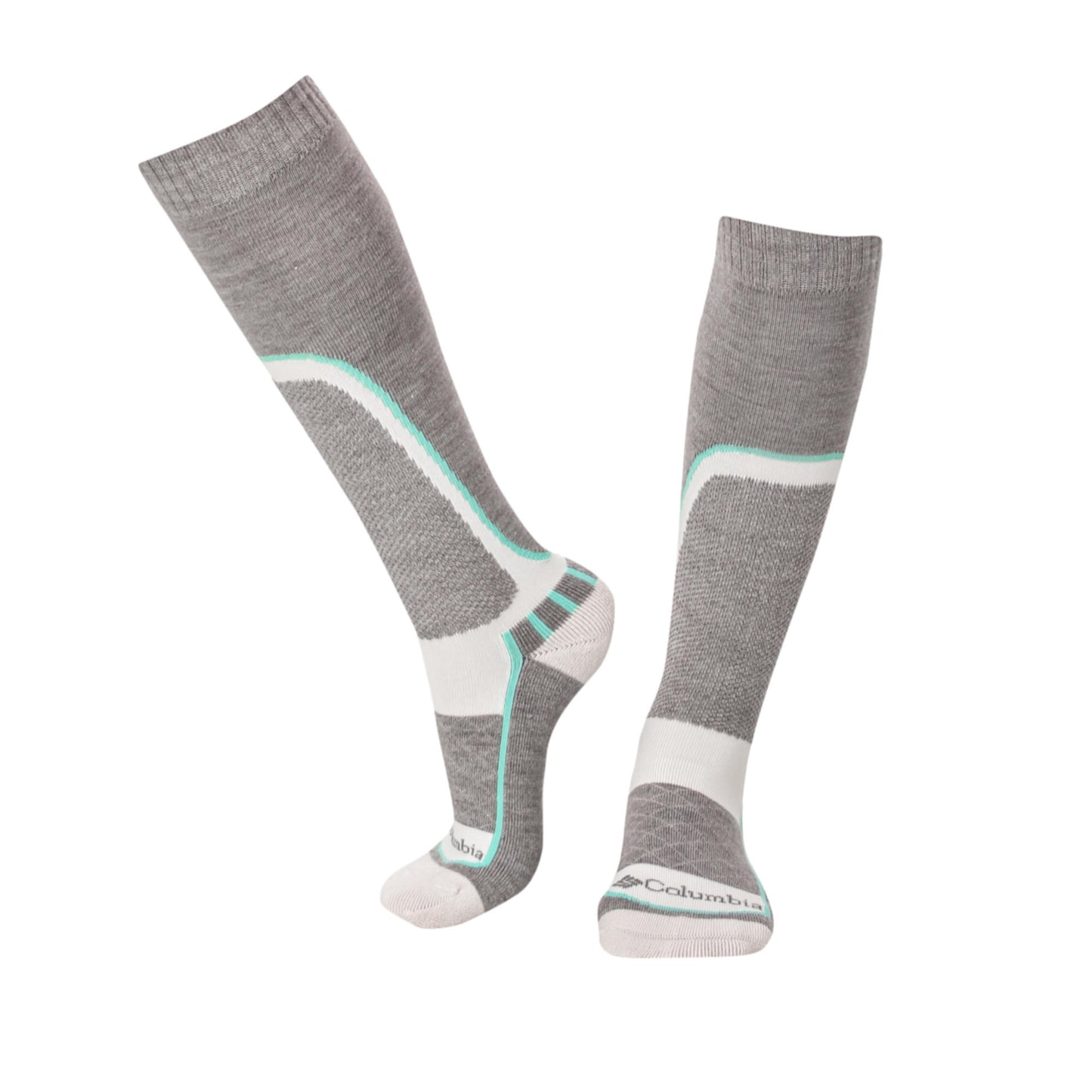 Columbia Unisex White Ski - Ski Slope OTC Medium-weight (1 Pair) (Non Returnable)