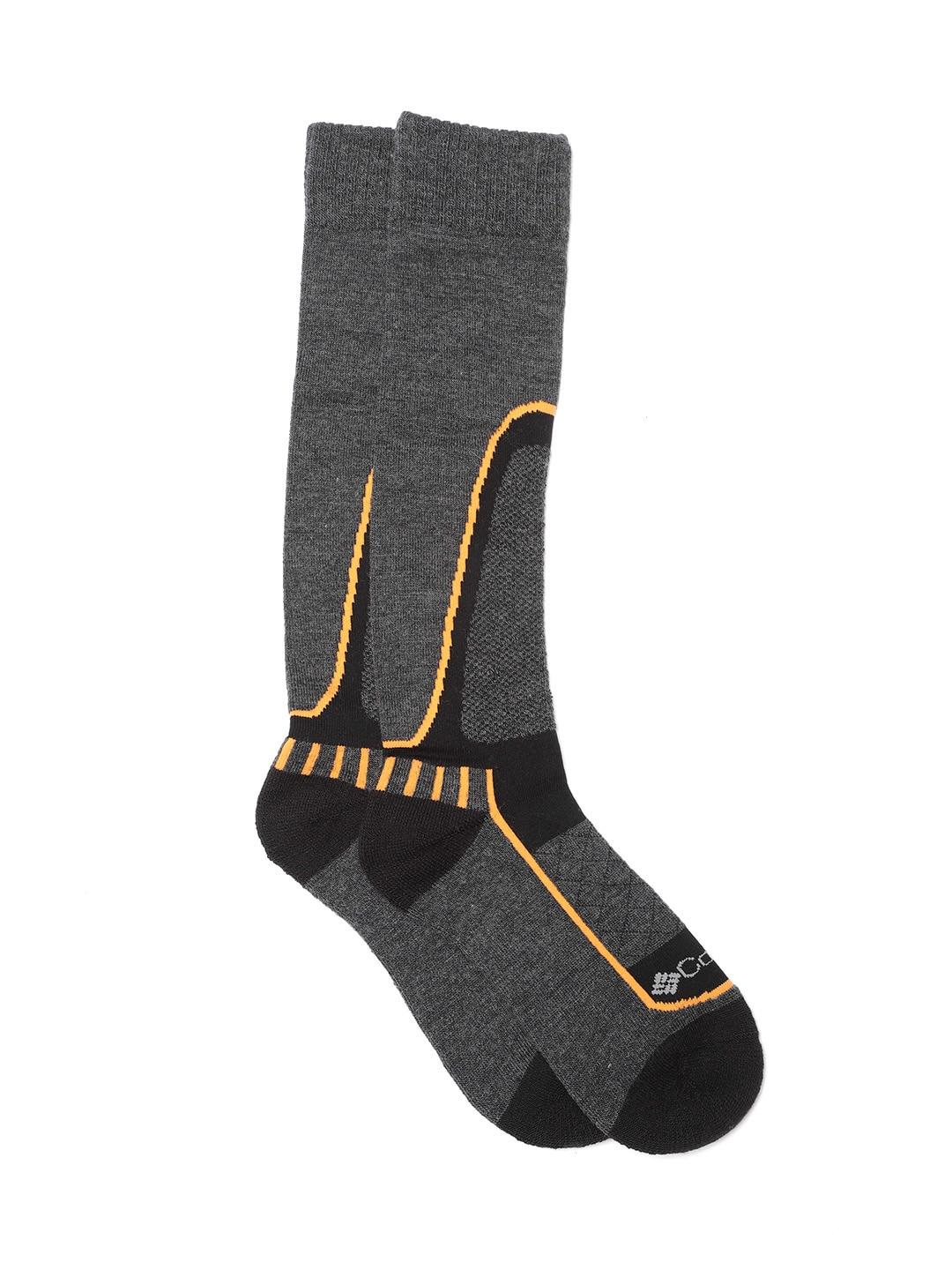 Columbia Unisex Black SOCKS UX 1P SKI OTC/LRG 1 PAIR (1 Pair) (Non Returnable)