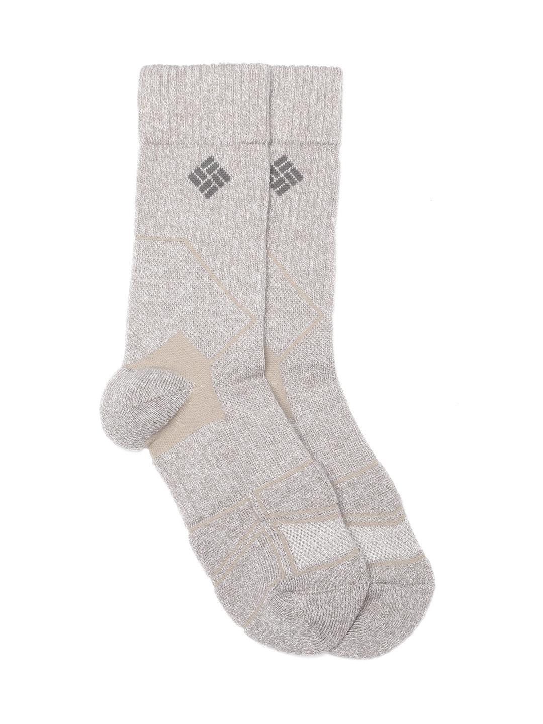 Columbia Unisex Beige SOCKS UX 1P HIK CRW-MD WT-MED (1 Pair) (Non Returnable)