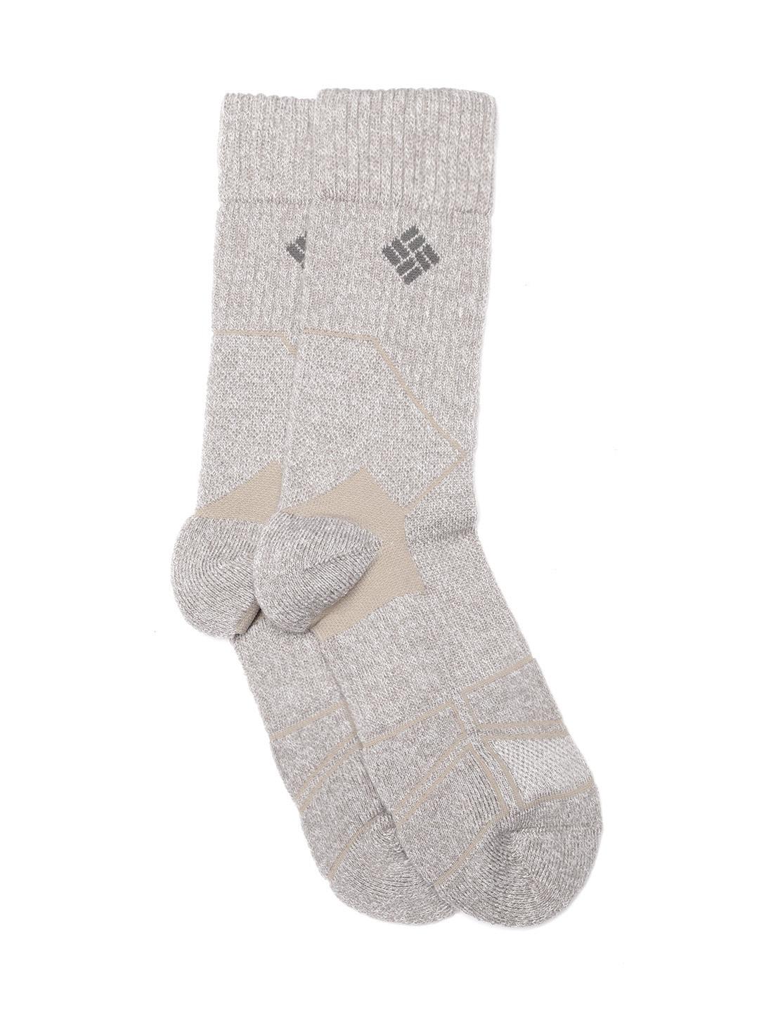 Columbia Unisex Beige SOCKS UX 1P HIK CRW-MD WT-MED (1 Pair) (Non Returnable)