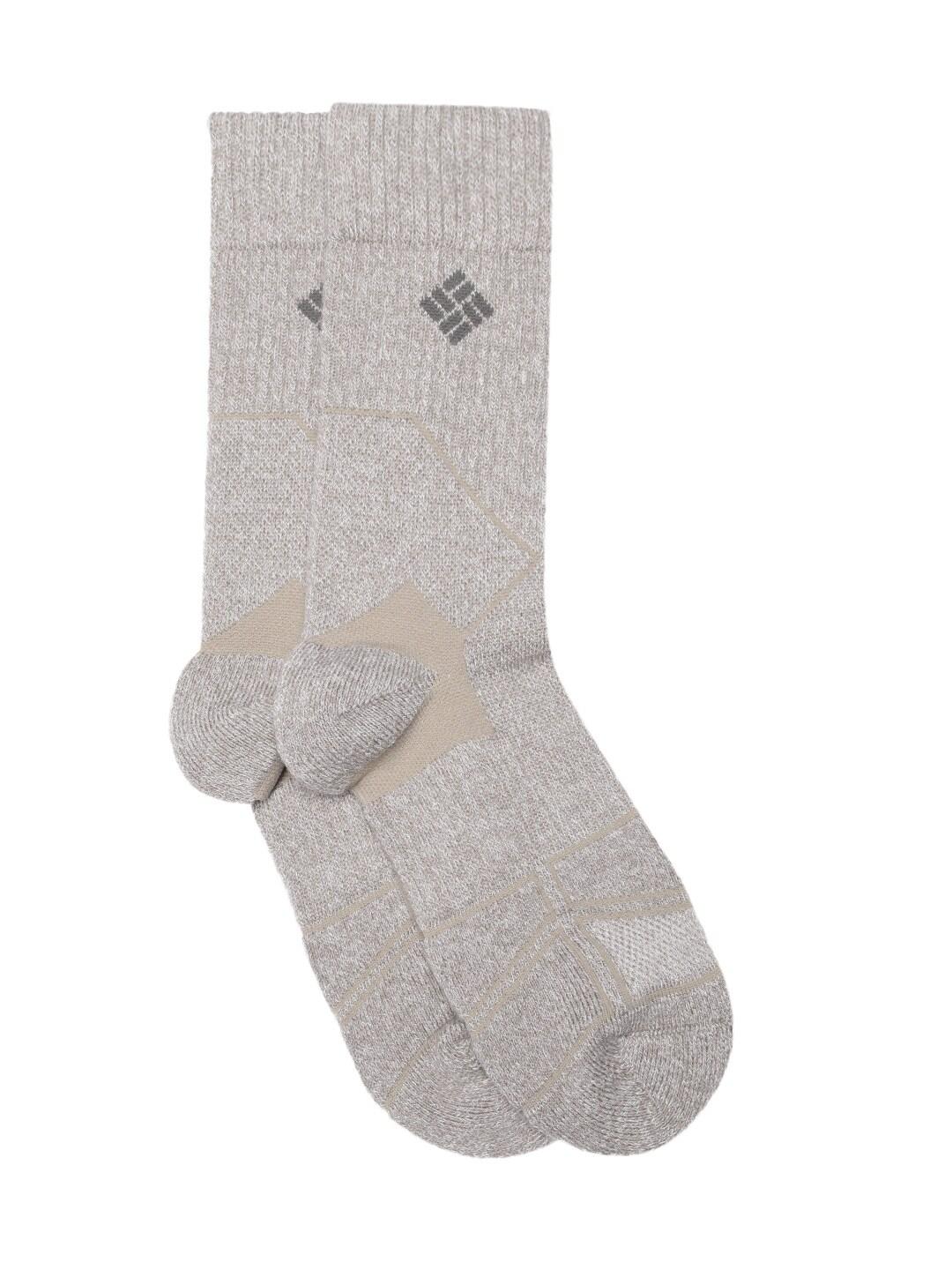 Columbia Unisex Khaki SOCKS UX 1P HIK CRW-MD WT-SML (1 Pair) (Non Returnable)
