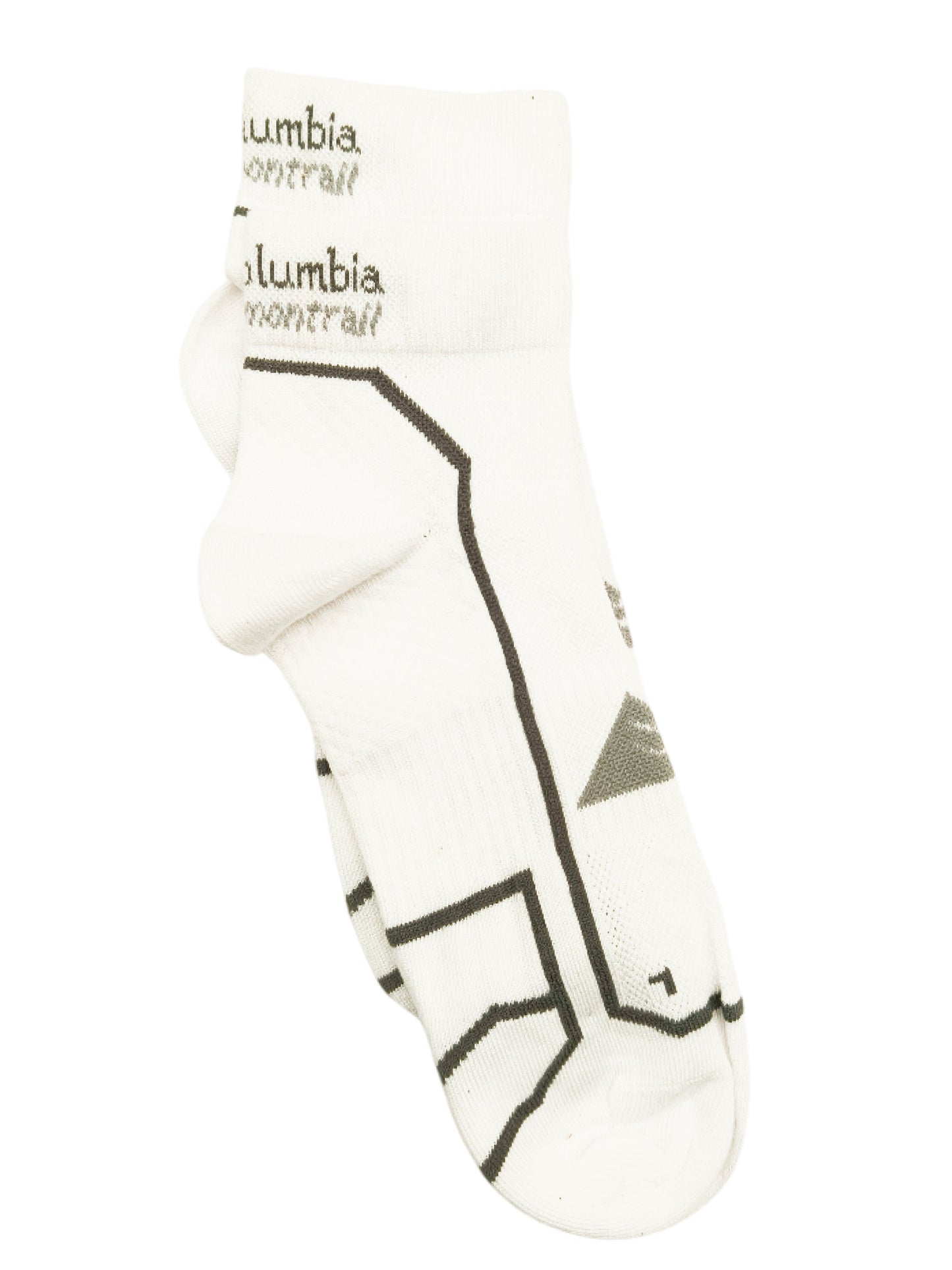 Columbia Unisex White Run Lowcut Socks - Pack of 1