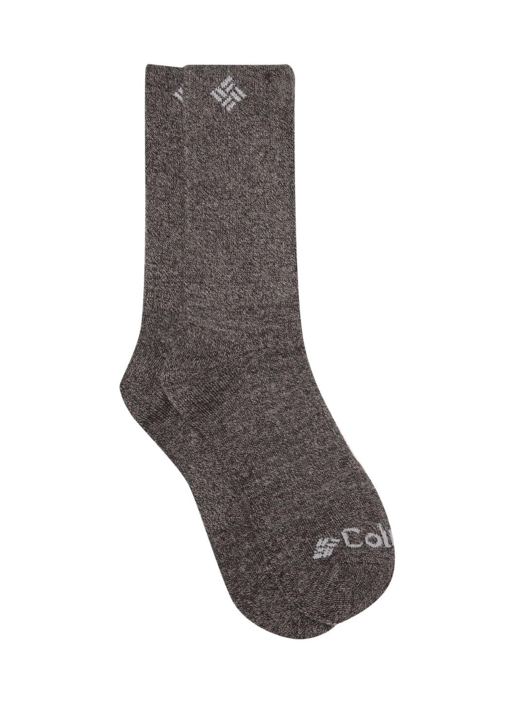 Columbia Unisex Grey SOCKS MN 2P WOOL THERMAL CREW (2 Pairs) (Non Returnable)