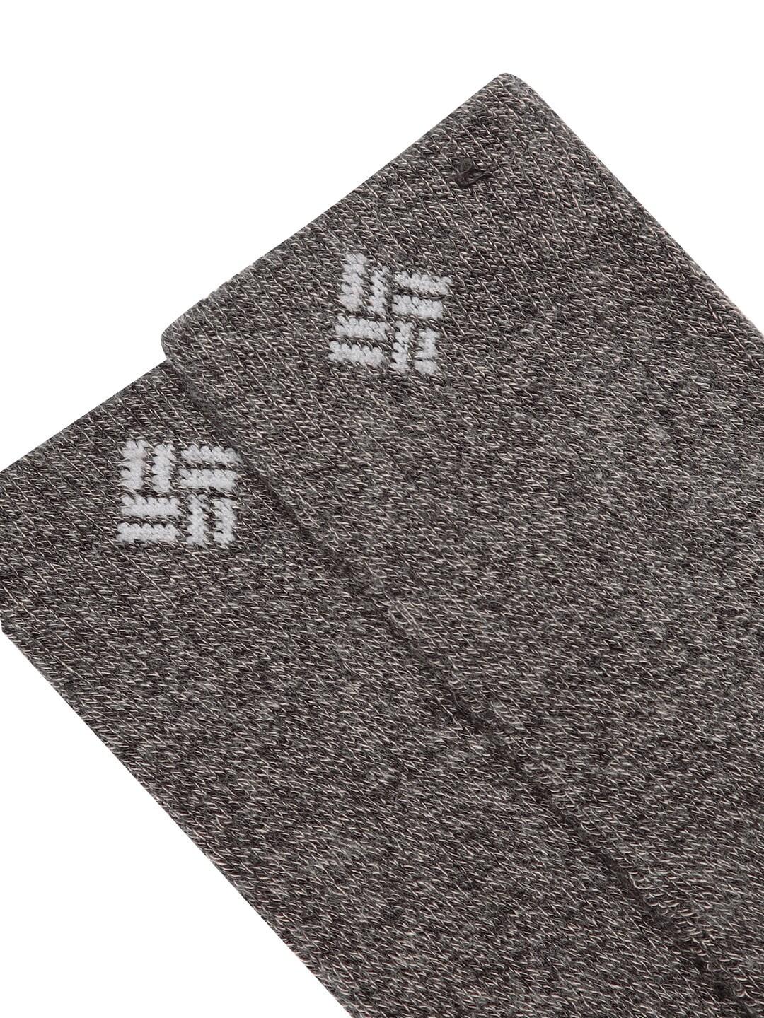 Columbia Unisex Grey SOCKS MN 2P WOOL THERMAL CREW (2 Pairs) (Non Returnable)