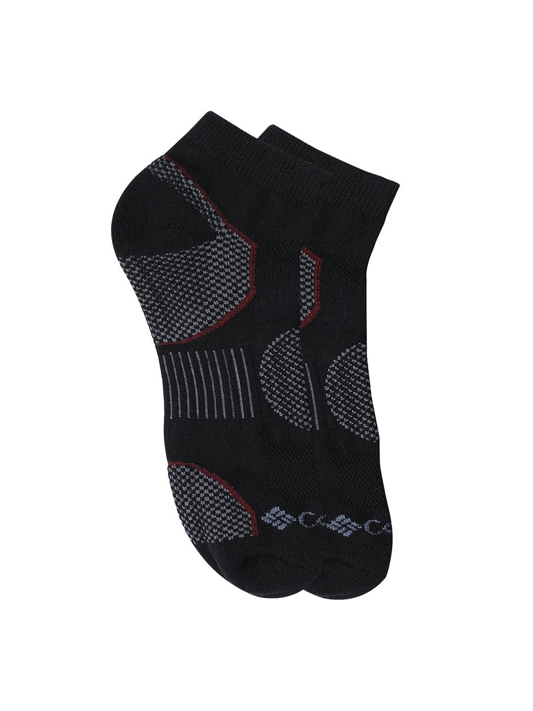 Columbia Men Black SOCKS MN 2P LOW CUT-BAL PT (2 Pairs) (Non Returnable)