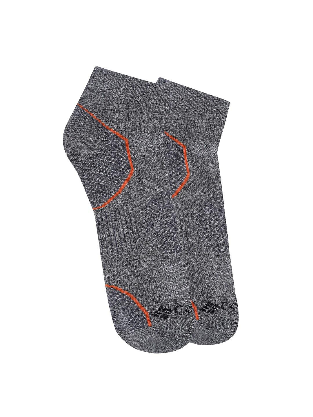 Columbia Men Grey SOCKS MN 2P LOW CUT-BAL PT (2 Pairs) (Non Returnable)