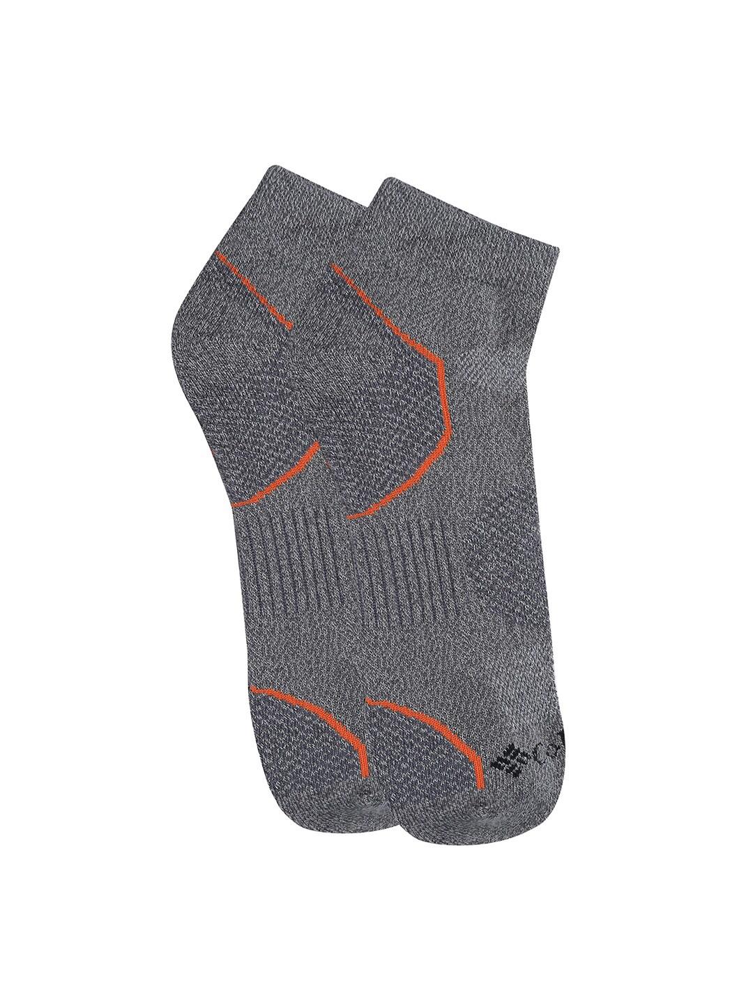 Columbia Men Grey SOCKS MN 2P LOW CUT-BAL PT (2 Pairs) (Non Returnable)