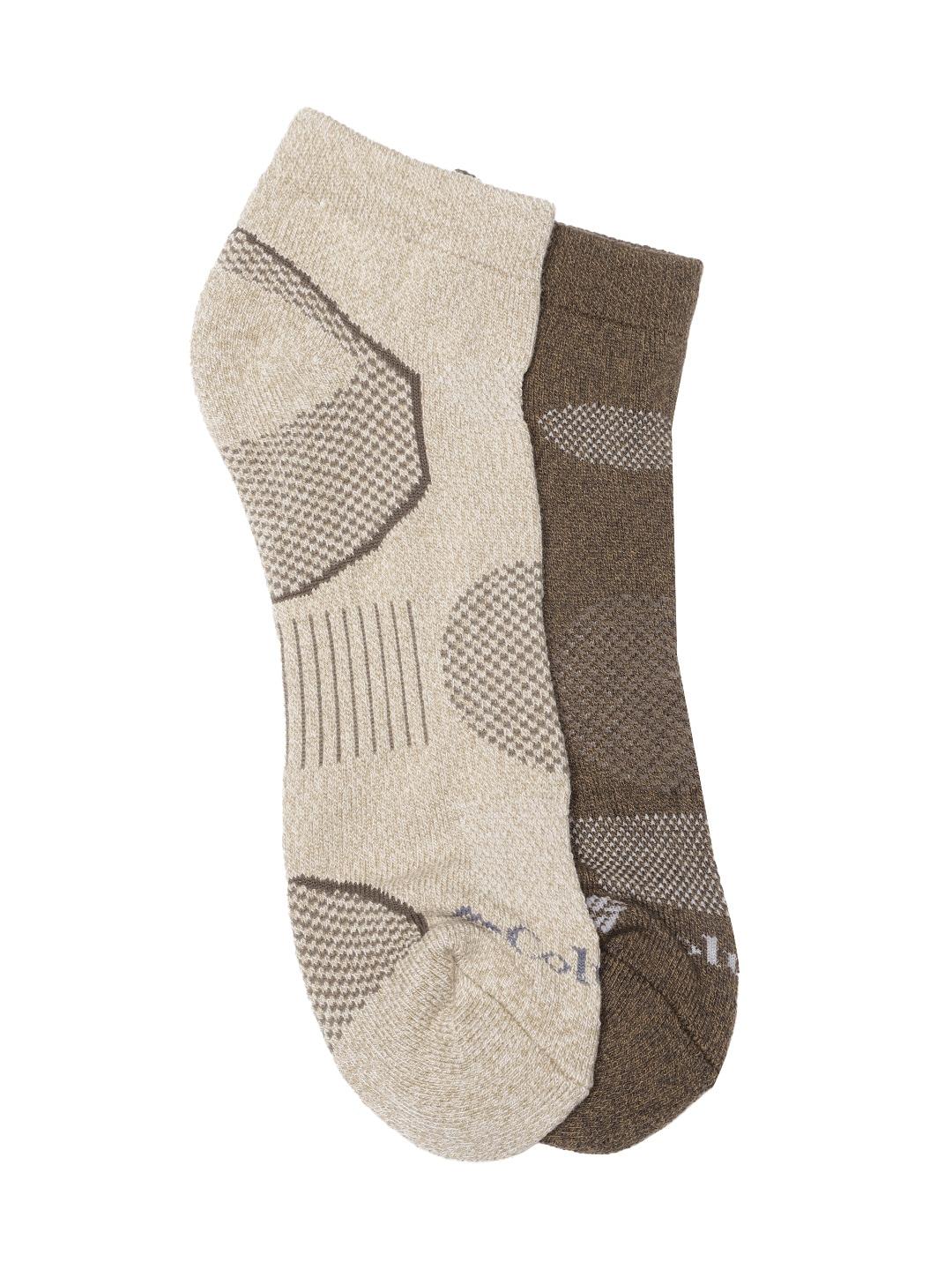 Columbia Men Brown SOCKS MN2P LOW CUT-BALPT (2 Pairs) (Non Returnable)