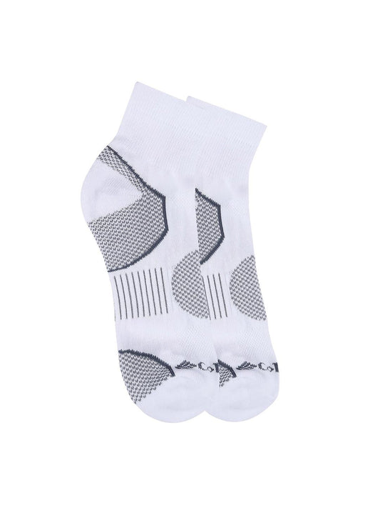 Columbia Men White SOCKS MN 2P QUARTER-BALNCE PT (2 Pairs)