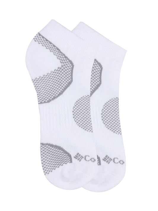 Columbia Women White SOCKS WM 2P BAL PT WALK LOCUT (2 Pairs)