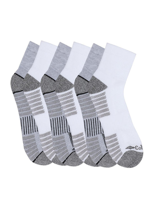 Columbia Men Multi SOCKS MN 6P NS/PIQ FTBED (6 Pairs)