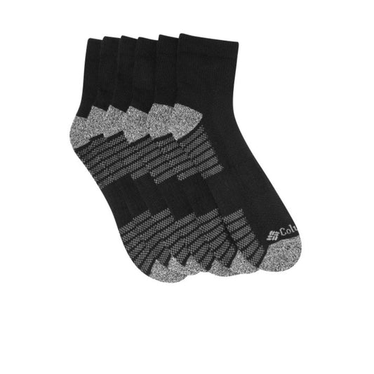 Columbia Mens Black FASHION QUARTER WITH PIQUE FOOTBED