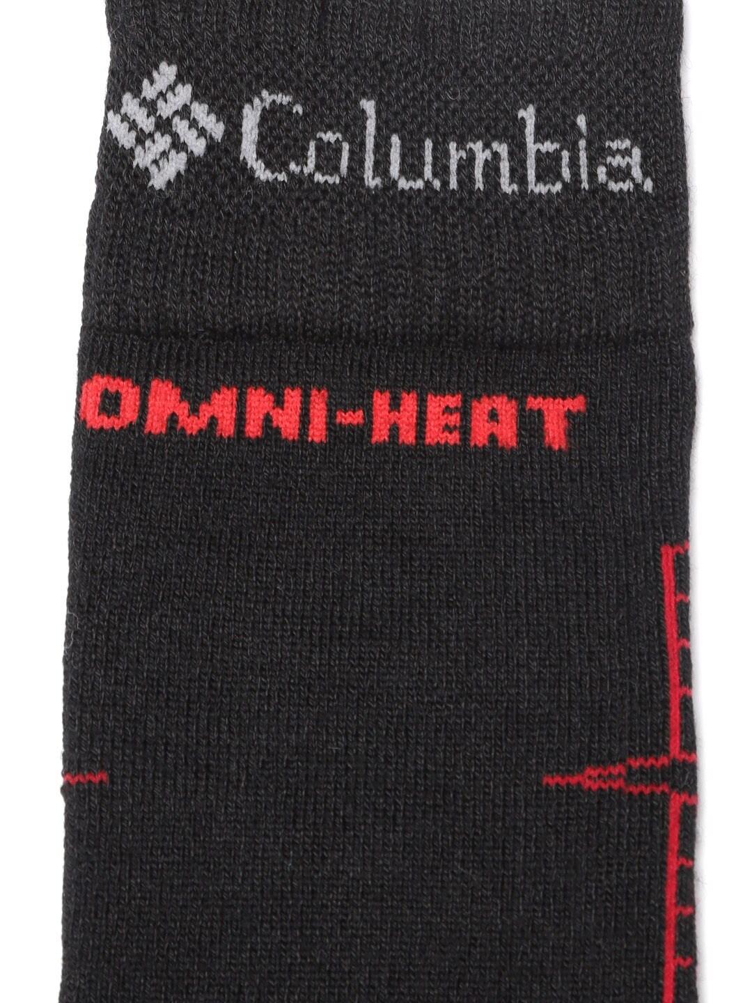 Columbia Unisex Black SOCKS UX 1PR OMNI SKI-OPT-MED (1 Pair) (Non Returnable)