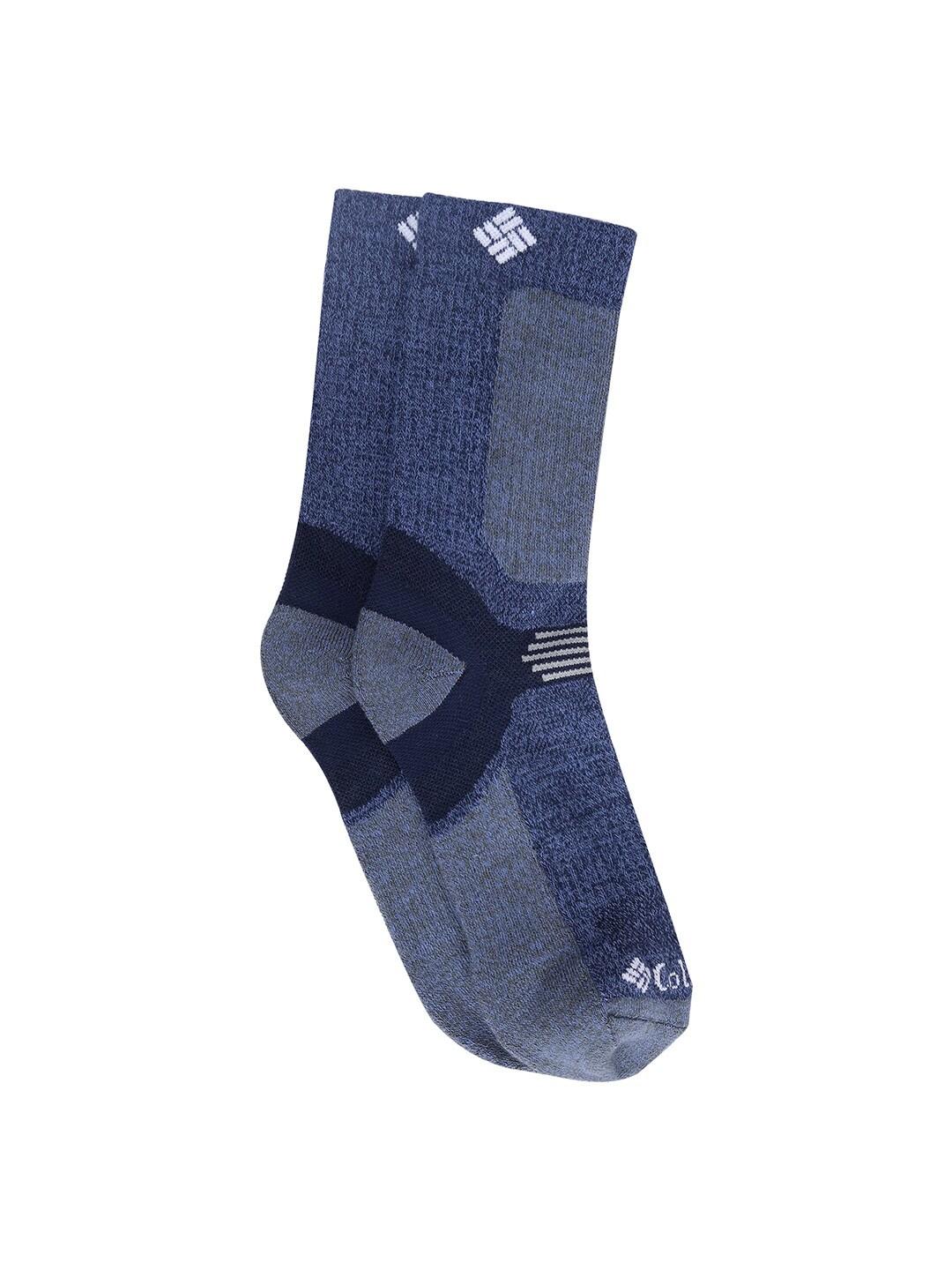 Columbia Unisex Blue SOCKS UX 1P HK-LTCROPCREW-MED (1 Pair) (Non Returnable)