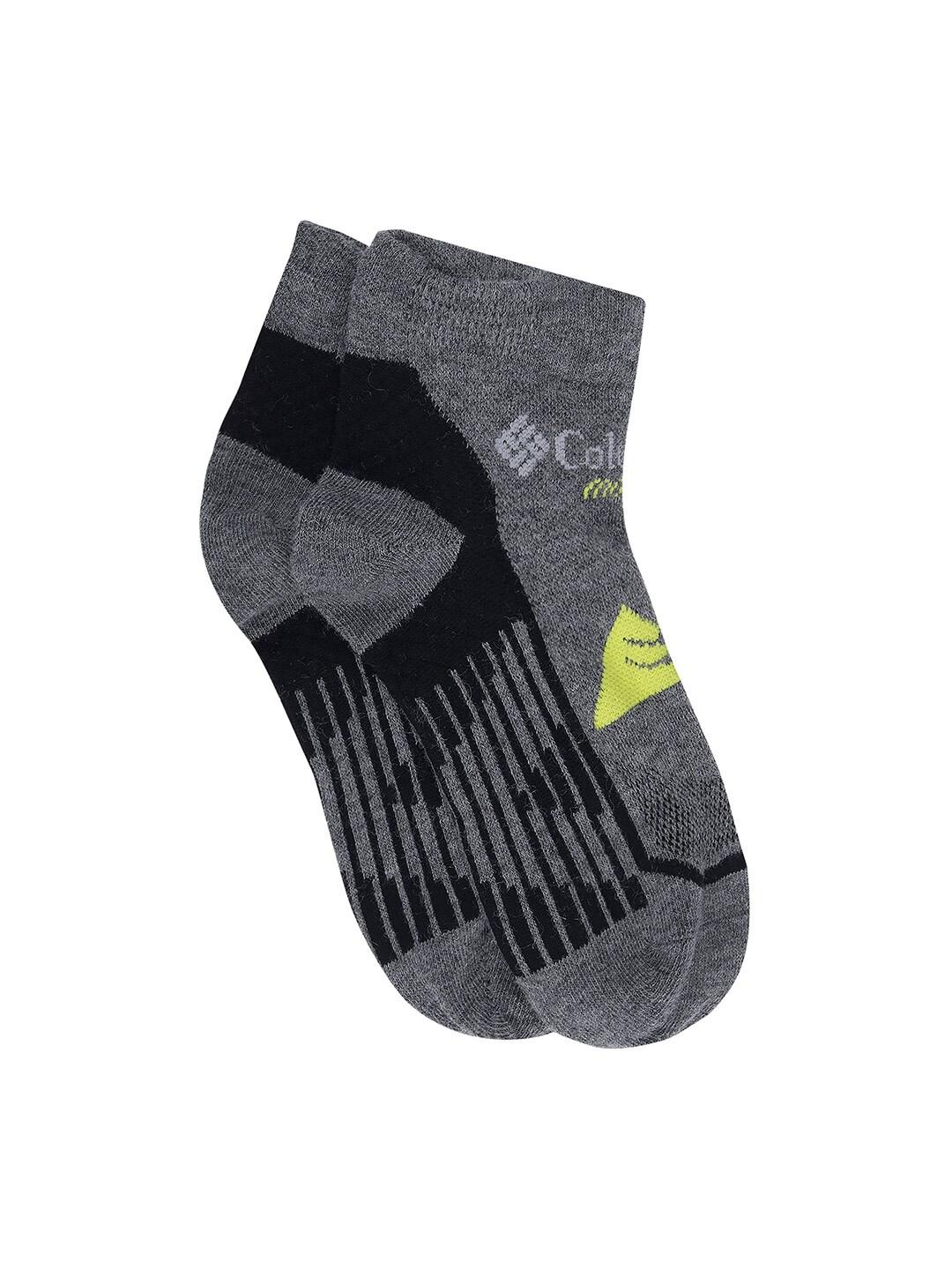 Columbia Unisex Grey SOCKS UX 1P SML-RUN LC-OPTICAL (1 Pair) (Non Returnable)