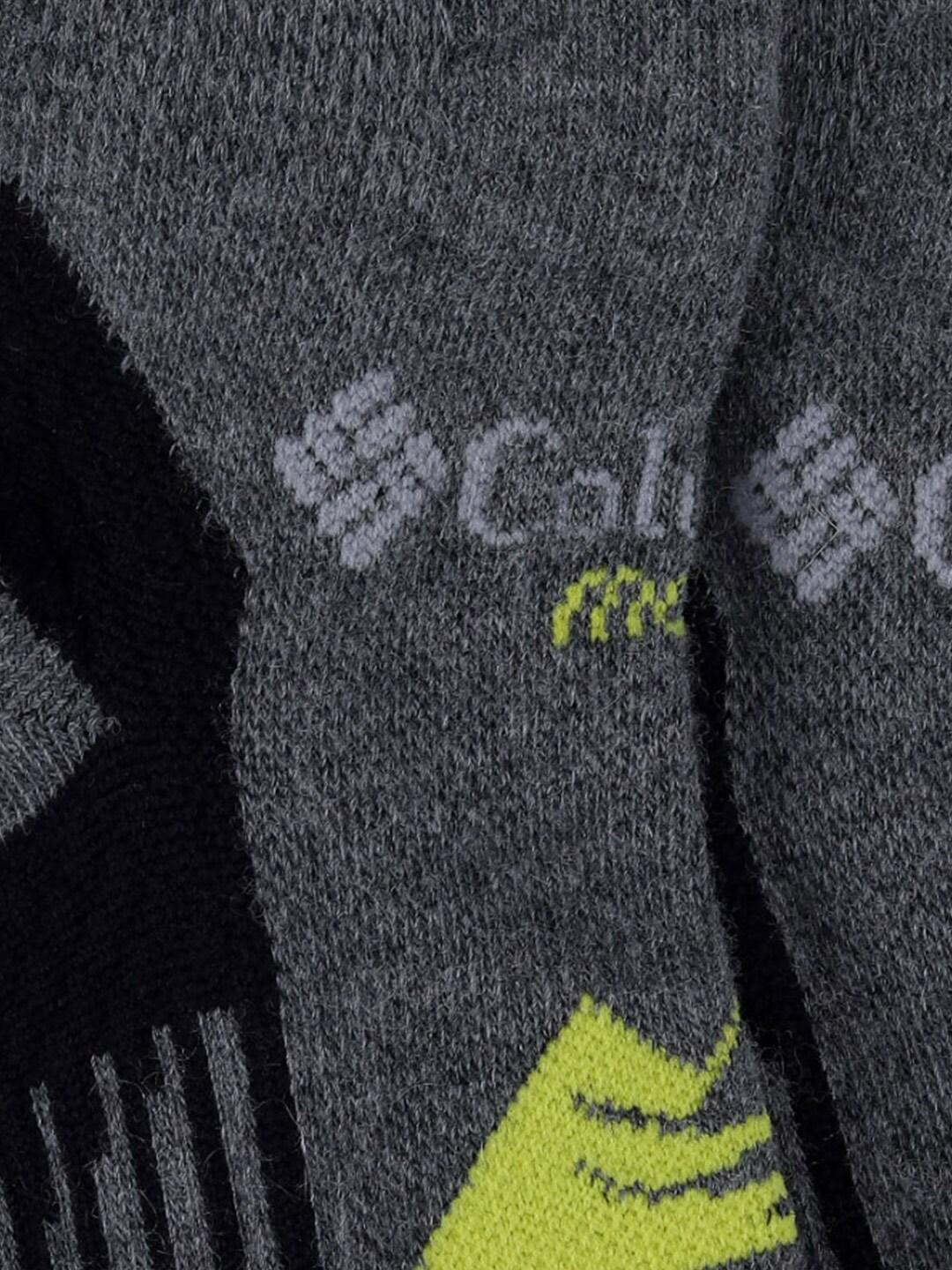 Columbia Unisex Grey SOCKS UX 1P SML-RUN LC-OPTICAL (1 Pair) (Non Returnable)