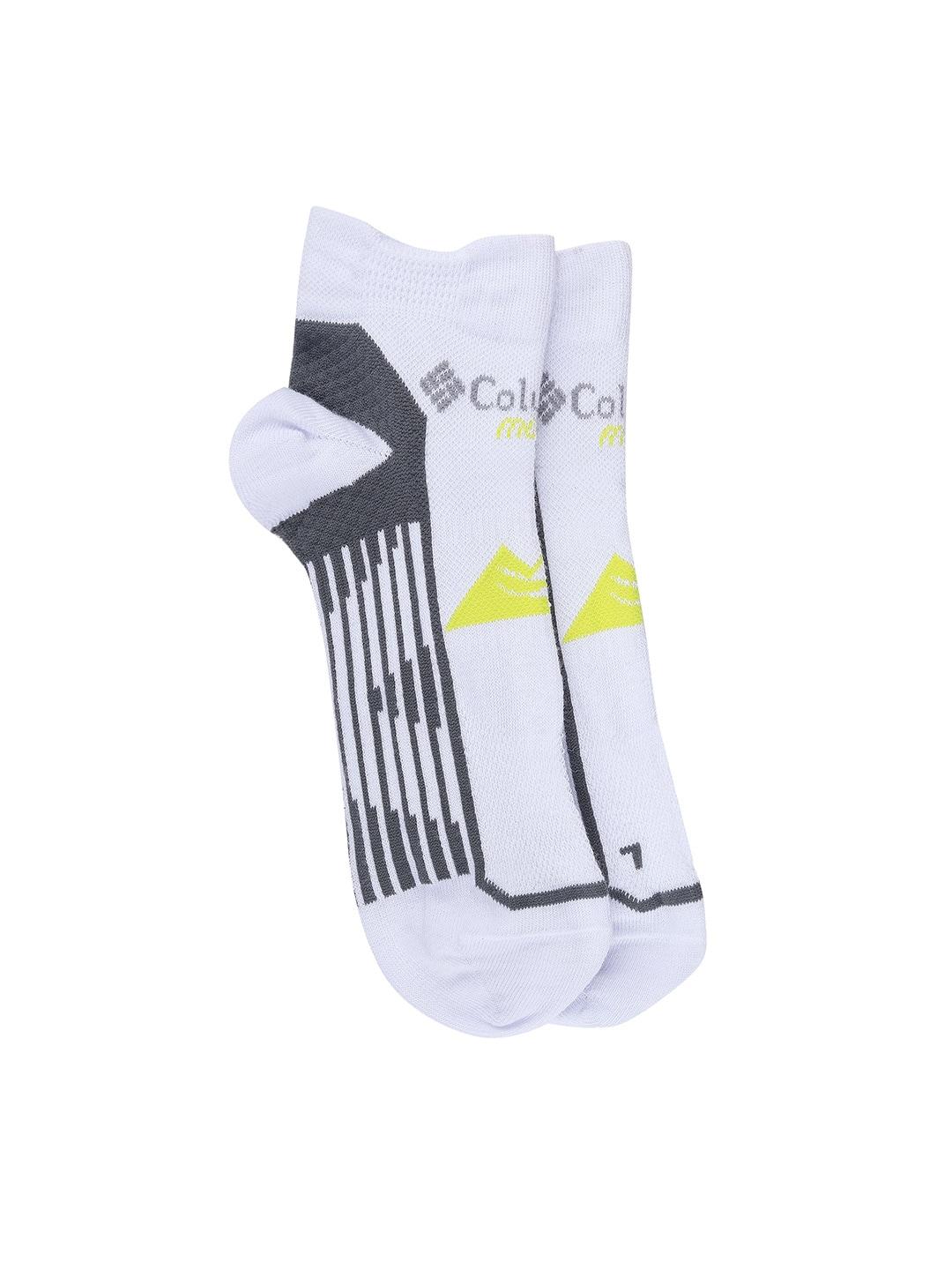 Columbia Unisex White SOCKS UX 1P SML-RUN LC-OPTICAL (1 Pair) (Non Returnable)