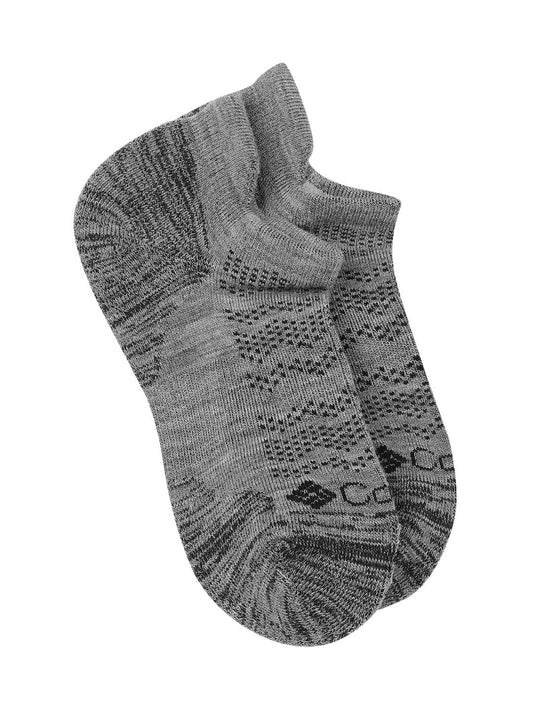 Columbia Unisex Grey Wool No Show (1 Pair) (Non Returnable)