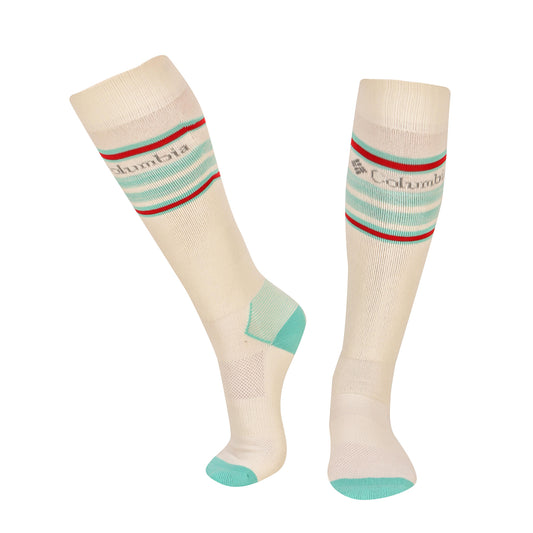 Columbia Unisex White Ski - Thermolite Snowdrift OTC (1 Pair) (Non Returnable)